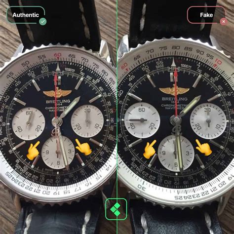 breitling navitimer fake vs real|breitling watch authentication.